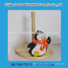 Pinguim de cerâmica de alta qualidade Suporte de papel com preço competitivo